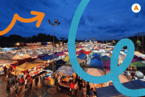 Jasa Tour Sepeda Night Market Jogja