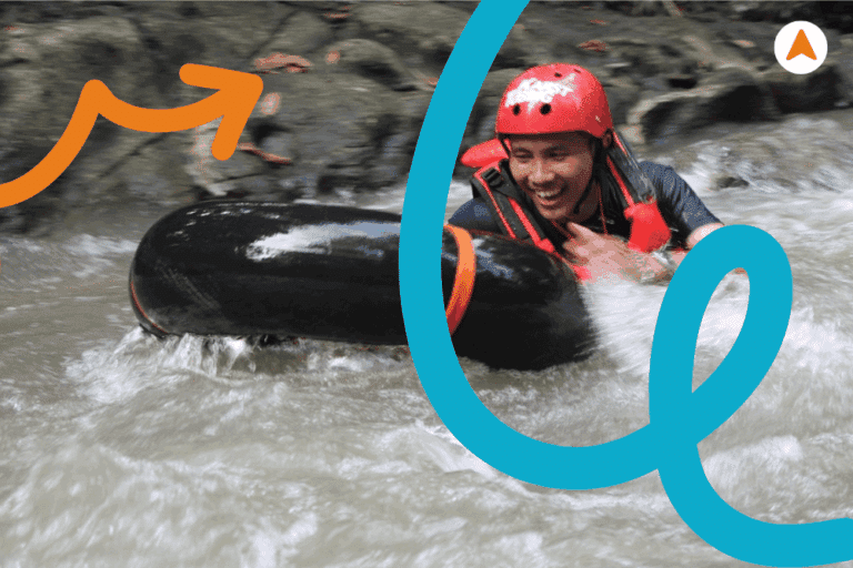 Outbond Karst Tubing Sedayu Balap Ban Seru​