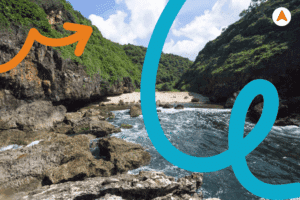 Paket Wisata Pantai Wohkudu Menyusuri Tebing Sekitar​
