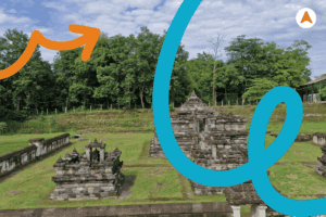 Wisata Candi Kedulan Berfoto di Spot Instagramable​