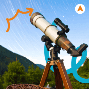 Observasi Teleskop Siang​